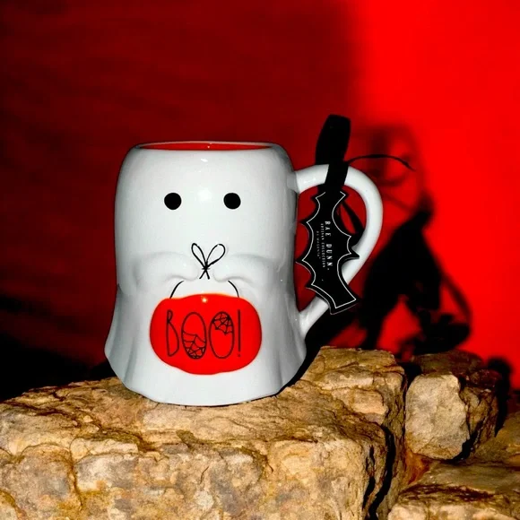 Rae Dunn Halloween 2024 ghost boo coffee mug viral - Picture 1 of 6